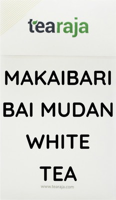 

Tearaja Makaibari Bai Mu Dan White Tea ( Pai Mu Tan or White Peony ) | 50 Gms | 100 % Pure & Fresh Single Estate Tea | Rich In Antioxidant | Strong Bones | Reduce Risk Of Arthritis | White Tea(50 g, Vacuum Pack)