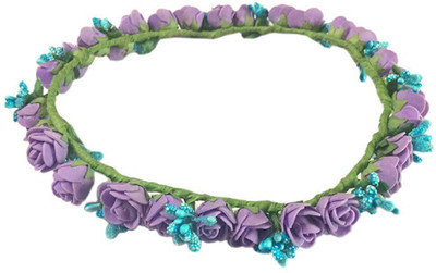 

Loops n knots Tiara(Purple, Blue, Pack of 1)