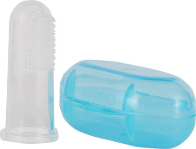 

Adore Mighty Raju Finger Brush with case for babies Soft Toothbrush