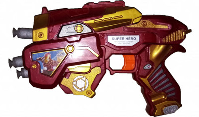 

RGB GROUP Iron Man Soft bullet Blaster for kids 3+(Red)