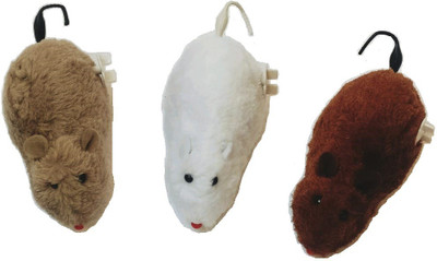 

pujaara Tricky Moving Funny Wind up Clockwork Racing Plush Cute Mouse Toy for Kids(Multicolor,Pack of 3)(Multicolor)