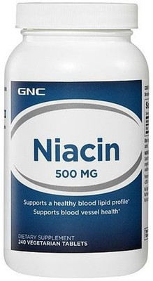 

GNC Niacin 500 mg 240 Vegetarian Tablets(240 No)