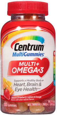 

Centrum Omega-3 Gummy Multivitamin & Multimineral Supplement 100 Count(100 No)