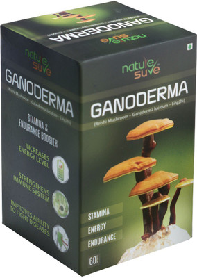 

Nature Sure Ganoderma Capsules for Men & Women – 1 Pack (60 Capsules)(60 No)