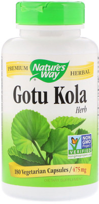 

Nature's Way Gotu Kola Herb 475 mg 180 Capsules(180 No)