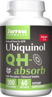 

Jarrow Formulas Ubiquinol QH-Absorb 200 mg 60 Softgels(60 No)