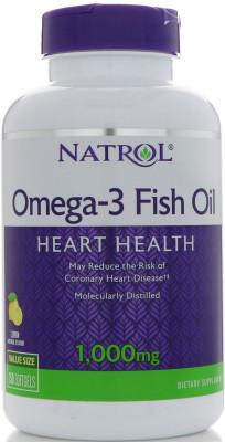 

Natrol Omega-3 Fish Oil Lemon Flavor 1000 mg 150 Softgels(150 No)