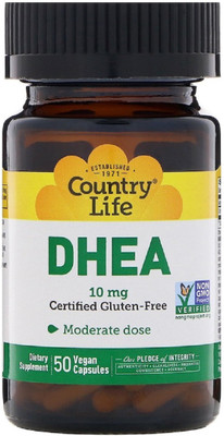 

Country Life DHEA, 10 mg, 50 Vegan Capsules(50 No)