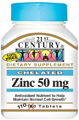 

21st Century Zinc 50 mg 110 Tablets(110 No)