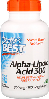 

Doctor's Best Best Alpha-Lipoic Acid 300 mg 180 Veggie Caps(180 No)