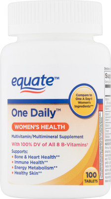 

Equate - Women's One Daily Multivitamin, 100 Tablets(100 No)