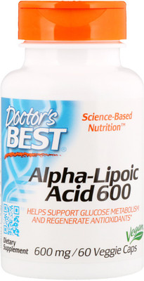 

Doctor's Best Best Alpha-Lipoic Acid 600 mg 60 Veggie Caps(60 No)