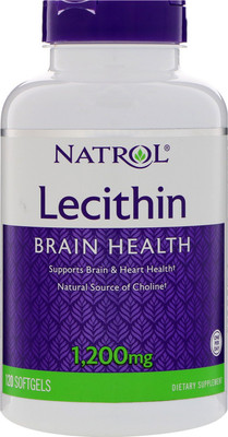 

Natrol Soya Lecithin 1200 mg 120 Softgels(120 No)