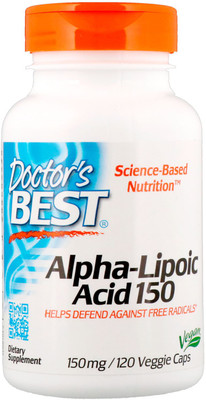 

Doctor's Best Best Alpha Lipoic Acid 150 mg 120 Capsules(120 No)