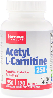 

Jarrow Formulas Acetyl L-Carnitine -- 250 mg - 120 Capsules(120 No)