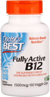 Doctor's Best Best Fully Active B12 1500 mcg 60 Veggie Caps(60 No)