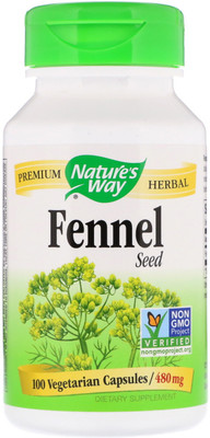 

Nature's Way Fennel Seed 480 mg 100 Capsules(100 No)