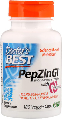 

Doctor's Best Zinc Carnosine Complex -- 120 Veggie Caps(120 No)
