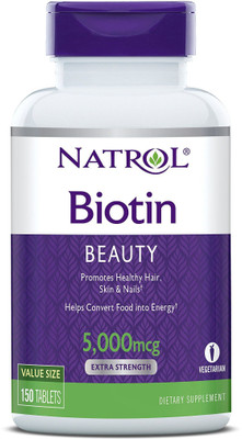

Natrol Biotin Tablets 5,000mcg, 150 Count(150 No)
