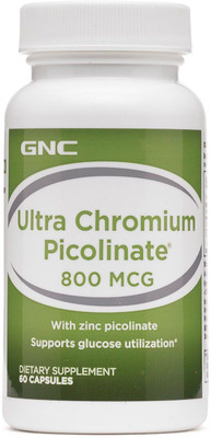 

GNC Ultra Chromium Picolinate 800 MCG 60 Capsules(60 No)