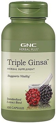 

GNC Herbal Plus Triple Ginsa 100 caps(100 No)