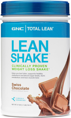 

GNC Total Lean Shake - Meal, Healthy Metabolism - Swiss Chocolate, 1.7 Pound(768 g)