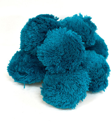 

Embroiderymaterial Blue Pom Pom Balls For Crafts and Decorations Purpose (25 Pcs)