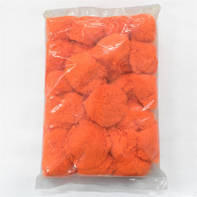 

Embroiderymaterial Orange Pom Pom Balls For Crafts and Decorations Purpose (25 Pcs)