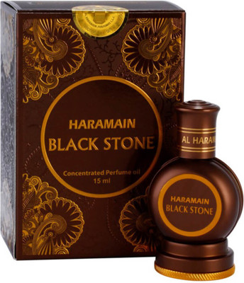 

Al Haramain Black Stone Fragrance Pure Attar (Perfume Oil) - 15 ml Floral Attar(Floral)
