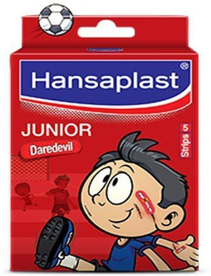 

Hansaplast Junior Plaster 5's Strips Daredevil - Pack of 6 Bandage Protector(Kids Hand)