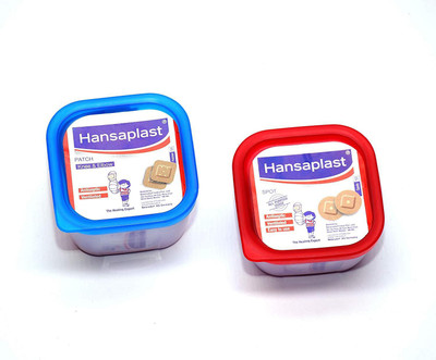 

Hansaplast Antiseptic Vantilated all purpose spot & Patch combo (50 +50 streeps) Bandage Protector(Adult & Kids Hand)