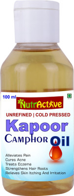 

NutrActive Camphor Essential Oil (100ML) Pure Natural For Skin Care & Hair Treatment(100 ml)