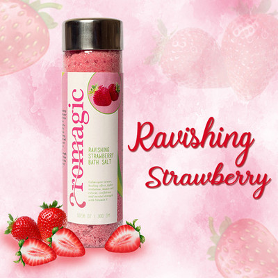 

aromagic Ravishing Strawberry Bath Salt(300 g)