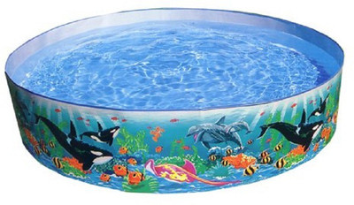 

SS INTERNATIONAL 8 Feet Kids Water Pool Bath Tub Swimming Pool(Multicolor)