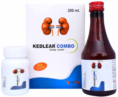 

KEDLEAR COMBO STONE SYRUP WITH CAPSULES(200 ml)