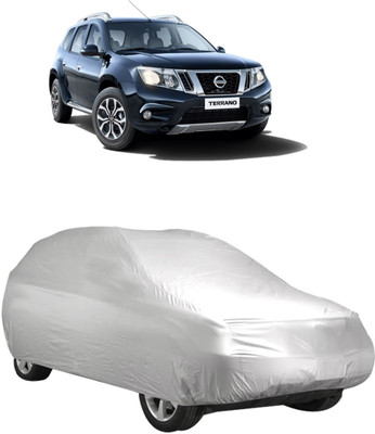 InayaAutoMotive Car Cover For Nissan Terrano (Without Mirror Pockets)(Silver)