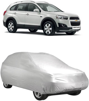 InayaAutoMotive Car Cover For Chevrolet Captiva (Without Mirror Pockets)(Silver)