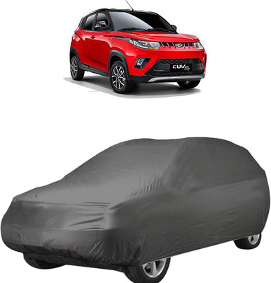 InayaAutoMotive Car Cover For Mahindra KUV100 (Without Mirror Pockets)(Grey)
