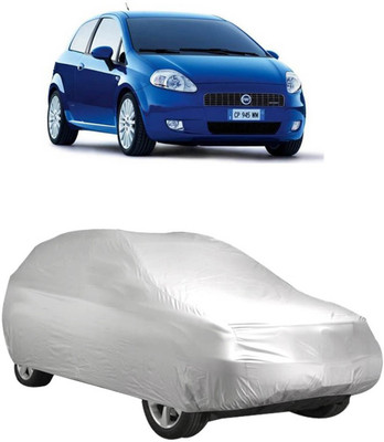 InayaAutoMotive Car Cover For Fiat Grande Punto (Without Mirror Pockets)(Silver)