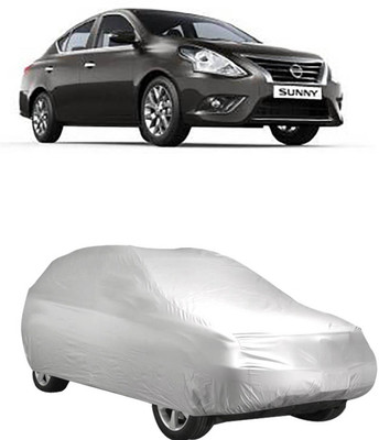 InayaAutoMotive Car Cover For Nissan Sunny (Without Mirror Pockets)(Silver)