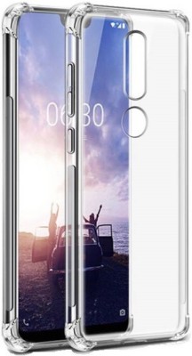 NKCASE Bumper Case for Nokia 7.1(Transparent, Shock Proof, Silicon, Pack of: 1)