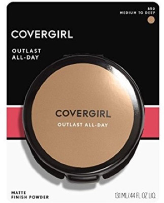 

Cover Girl Outlast All-Day Matte Finishing Powder Medium to Deep .39 oz (11 g) (Packaging may vary) Compact(Brown)