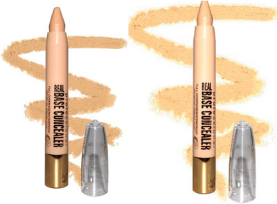 

The Looks 2 in One Make Up Cream Foundation full Coverage Waterproof Real Base Concealer(Beige, Skin Light)