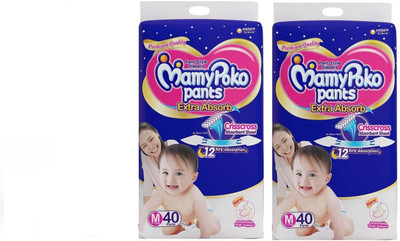 

MamyPoko Extra Absorb Medium 40+40 - M(2 Pieces)