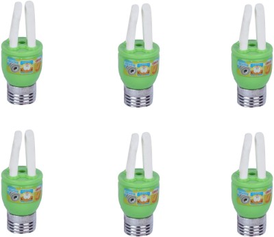 

AutoVHPR Set of 6 Green LED Bulb Shaped Eraser Cum Sharpener for School Children Non-Toxic Eraser(Multicolor)