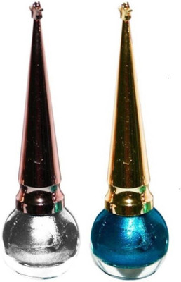 

RANDOMMAC eyeliner 3 ml ( silver,sky blue) 3 ml (silver, sky blue) 3 ml(GREY, blue)