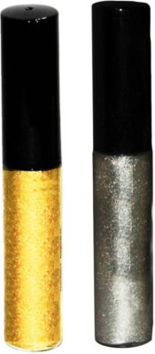 

RANDOMMAC Grey and Golden glitter Eyeliner 5 ml (grey,golden) 5 ml (grey, gold) 5 ml(yellow, grey)