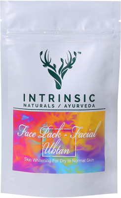 

Intrinsic Ubtan For Skin Whitening With Sandalwood Powder And Sandalwood Oil | Facial |Dry To Normal Skin For Skin Whitening | Face Scrub | 100 Gram(100 g)