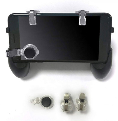 

Blue Birds 5 in 1 Mobile Phone Gamepad Joystick Controller L1 R1 Fire Shooter Buttons Trigger Handle for PUBG Gaming Accessory Kit(Black, For Android, iOS, Wii)