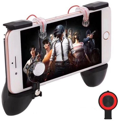 

Easypro MV for PUBG Mobile Gamepad Controller with L1R1 Shooter Trigger Fire Button Aim Key Joystick for iOS & Android Gaming Accessory Kit Gaming Accessory Kit(Black, For Android, iOS)
